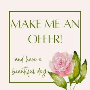 All offers considered!